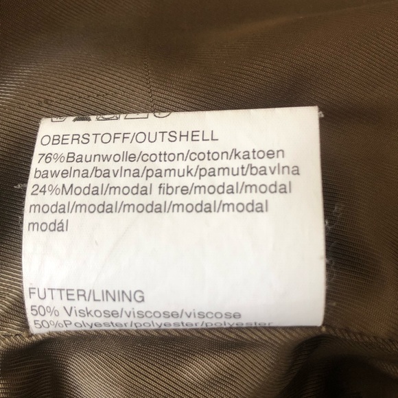 Barbour brown wide wale corduroy City Blazer size 8 EUC - Picture 7 of 12